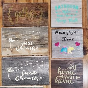 Vinyl hardwood pictures customized.